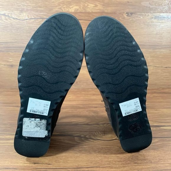 Clarks Cloudsteppers Caddell Bronze Booties Women’s Size 9.5 Wide - Picture 8 of 9